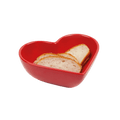 Činija Srce Love, crveni, 18 cm, DOIY 2