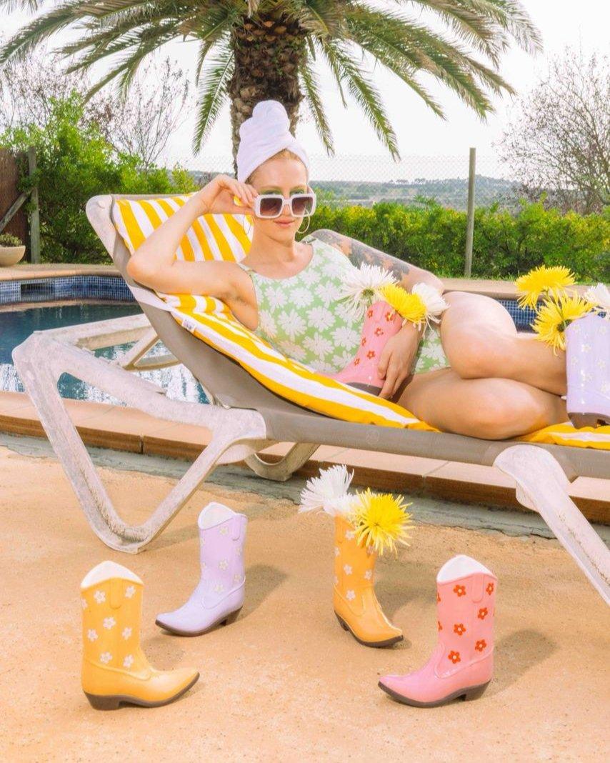 Vaza Rodeo, Kaubojska Čizma, 23 cm, DOIY