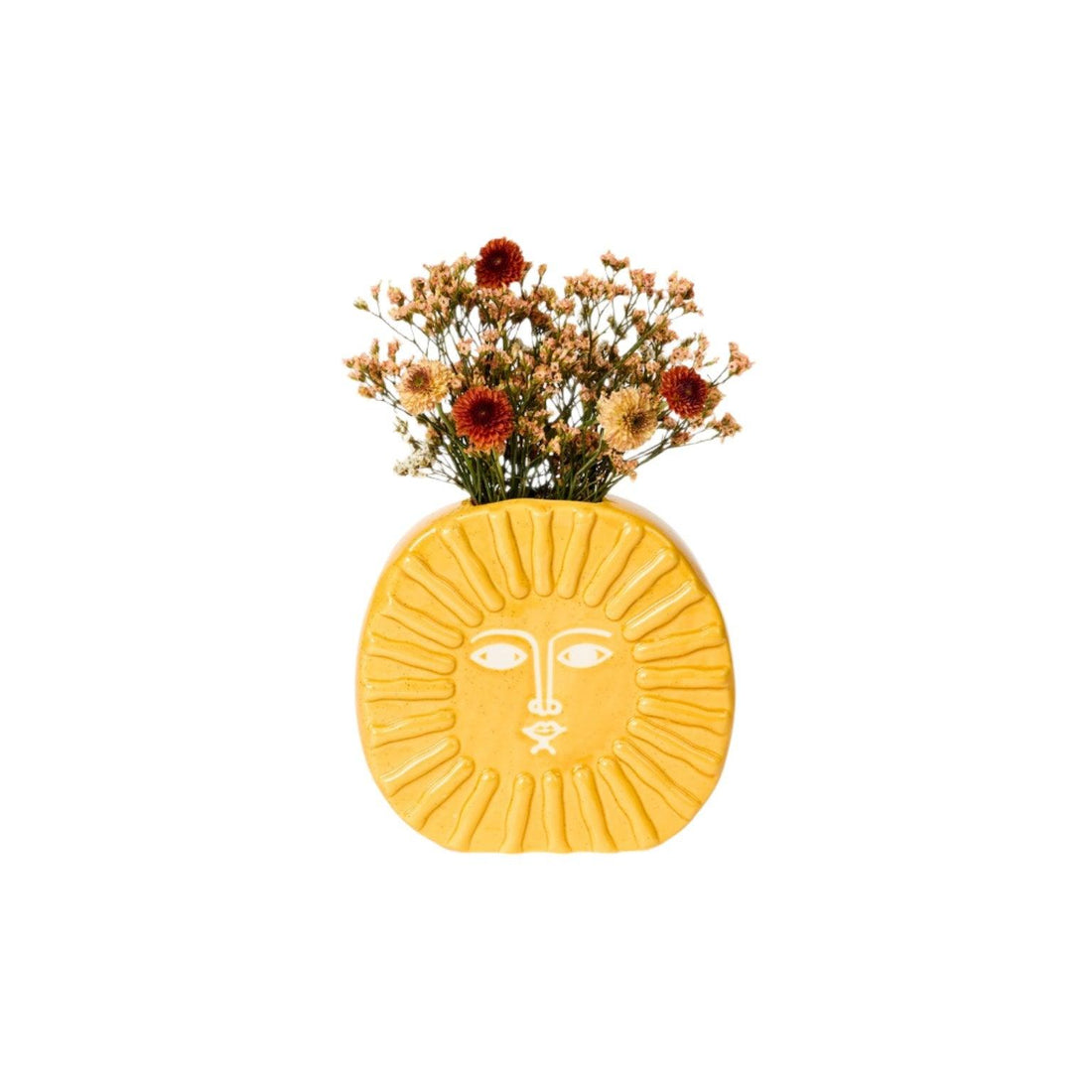 Vaza Sunce, žuta, 19 cm, DOIY