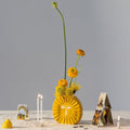 Vaza Sunce, žuta, 19 cm, DOIY
