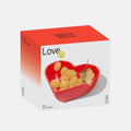 Činija Srce Love, crveni, 18 cm, DOIY