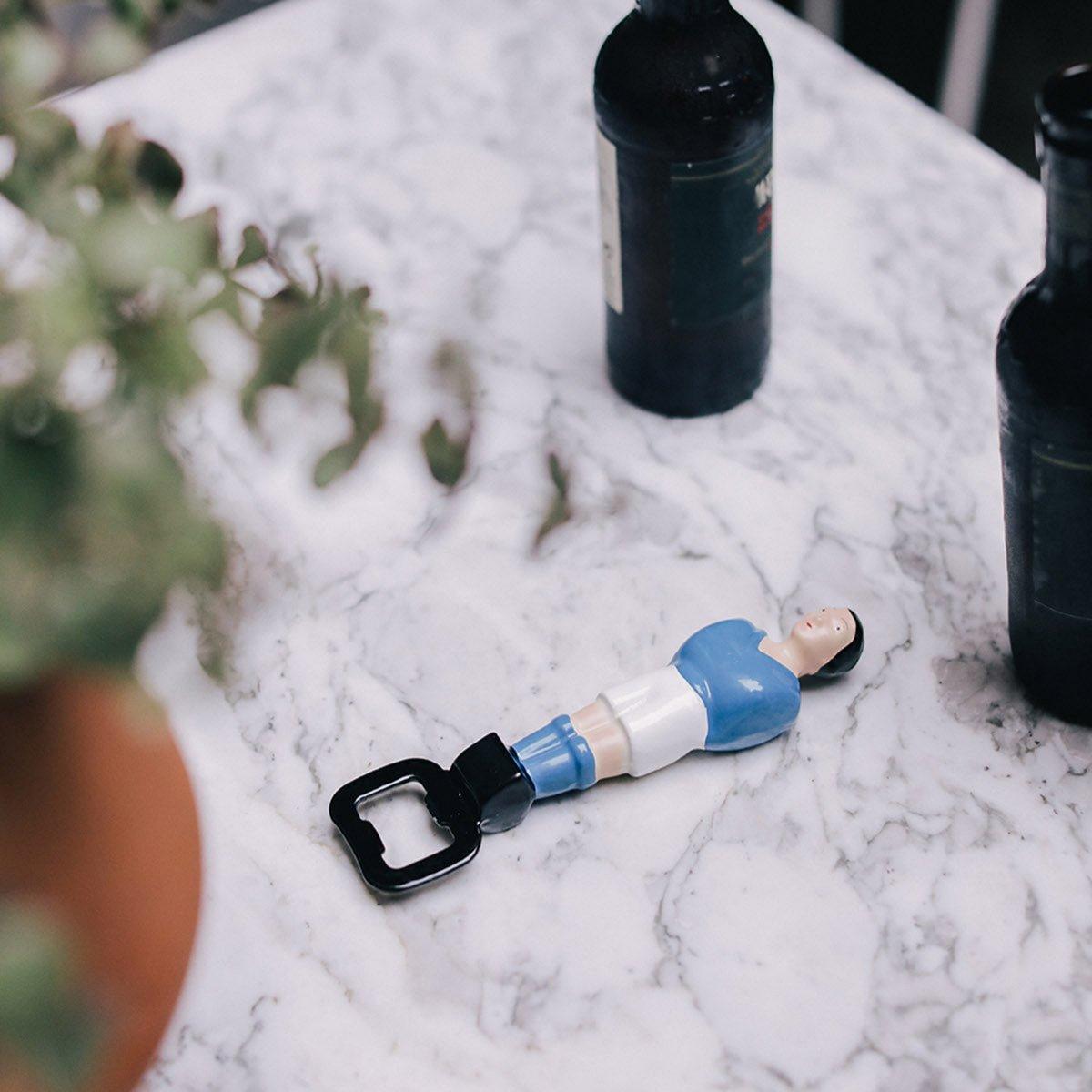 Metalni otvarač za flaše, fudbaler, DOIY