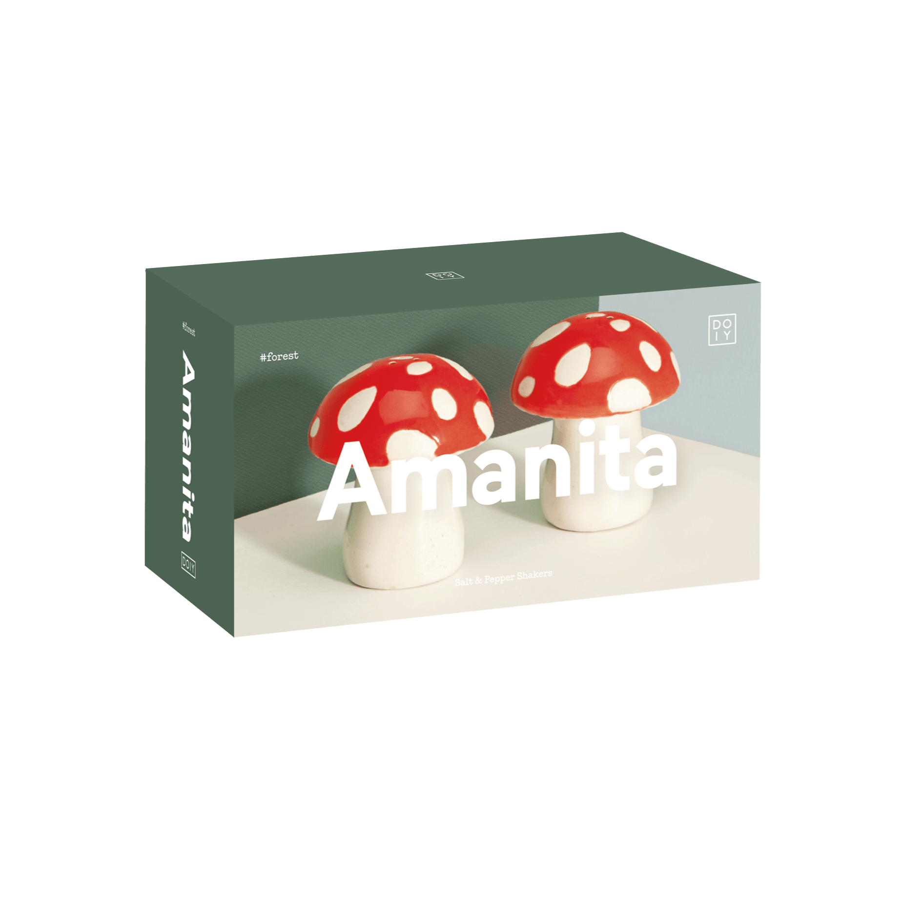 Set za so i biber, pečurka Amanita, DOIY