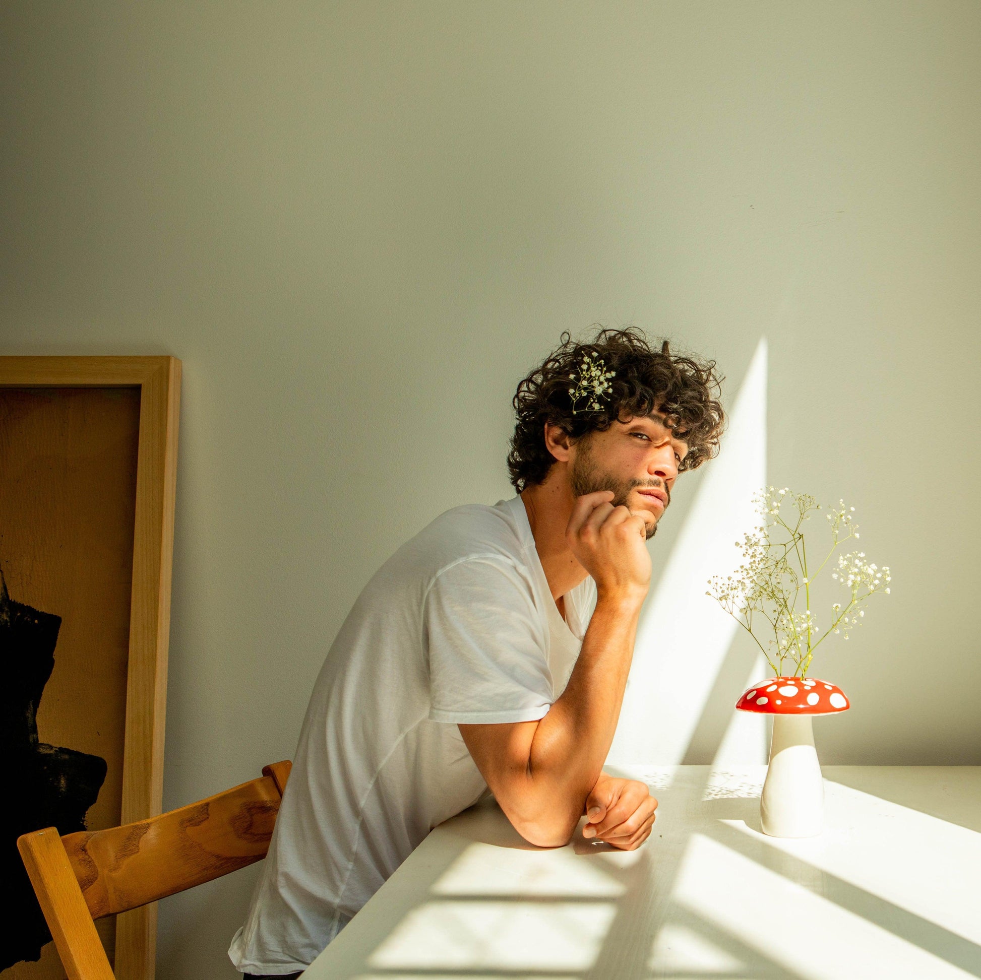 Vaza pečurka Amanita, crvna i bela, 15 ili 20 cm, DOIY