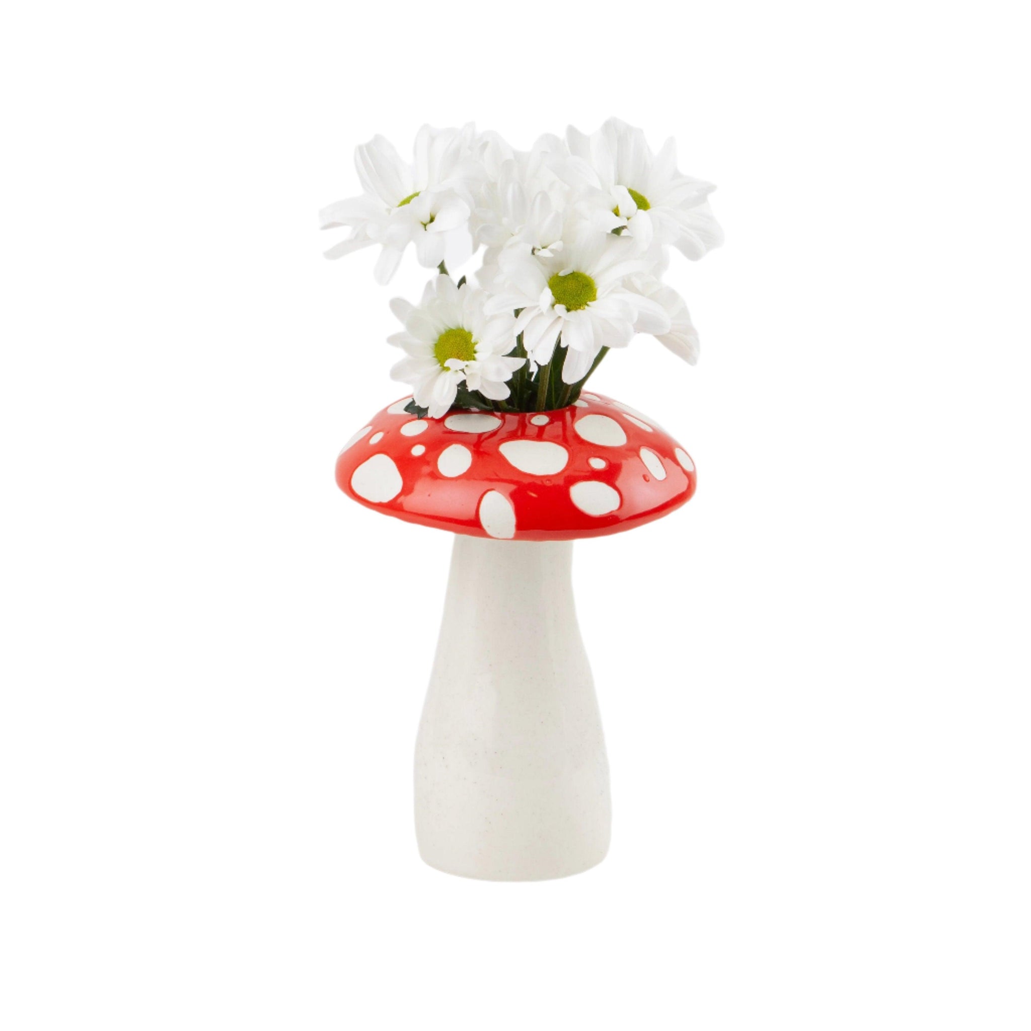 Vaza pečurka Amanita, crvna i bela, 20 cm, DOIY