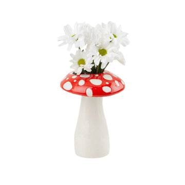 Vaza pečurka Amanita, crvna i bela, 20 cm, DOIY