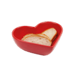 Činija Srce (Love), crveni, 18 cm, DOIY - Slika 2