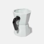 Vaza Kuvalo Za Kafu, siva, 13 cm, DOIY - Slika 3