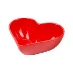Činija Srce (Love), crveni, 18 cm, DOIY