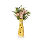 Vaza Gepard, žuta, 28 cm, DOIY