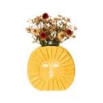Vaza Sunce, žuta, 19 cm, DOIY